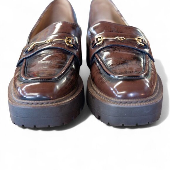 Sam Edelman Laurs Lug Sole Loafers - Chestnut - Women’s Size 10 - Picture 6 of 12